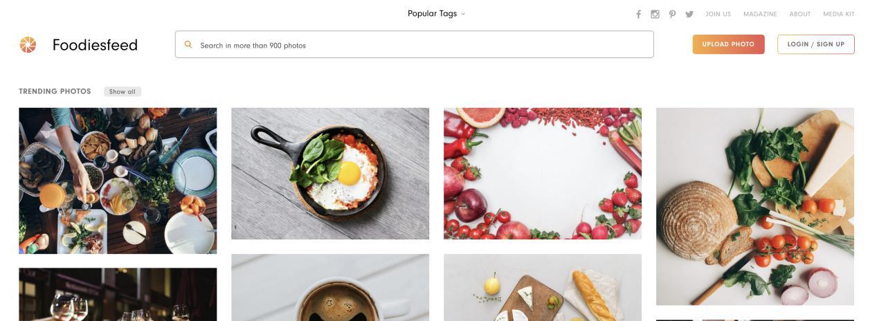 Foodiesfeed banco de imágenes gratis descarga