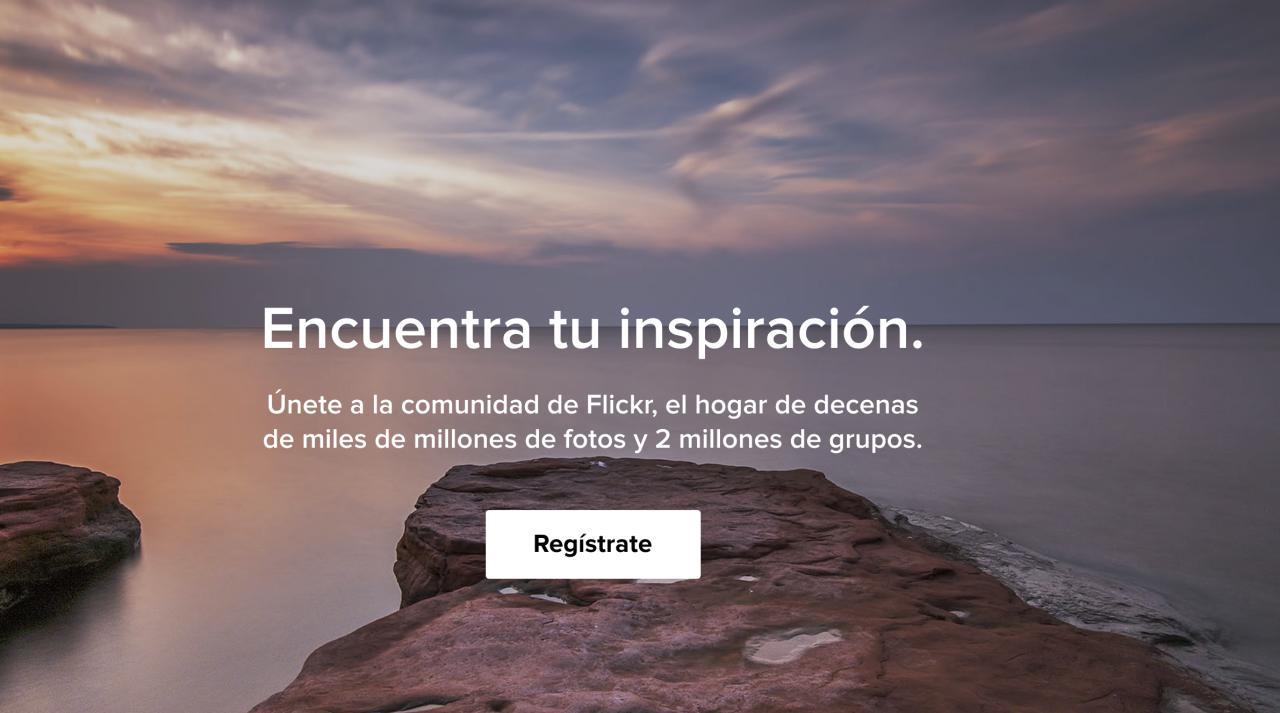 flickr subir imágenes