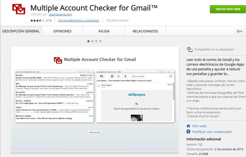 correo de gmail multiple accounts checker