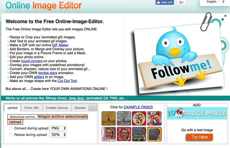 online-image editor comprimir imagenes